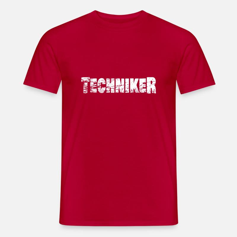 Berufung als Techniker - Männer T-Shirt - Rot