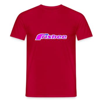 ultimate frisbee purple - Männer T-Shirt - Rot - Vorne - AI Model Male 178 dark (178cm)