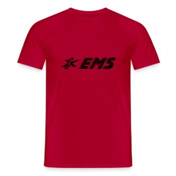 EMS Star of Life snake viper left speed - Männer T-Shirt - Rot - Vorne - AI Model Male 178 dark (178cm)