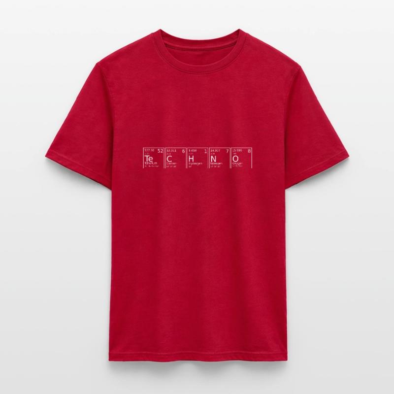 Techno Elemente Männer T-Shirt
