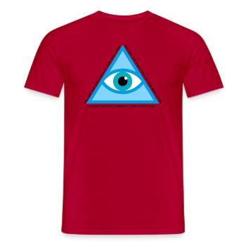 We are the creators of our own lives - Men's T-Shirt - red - Front - AI Model Male 178 dark (178cm)