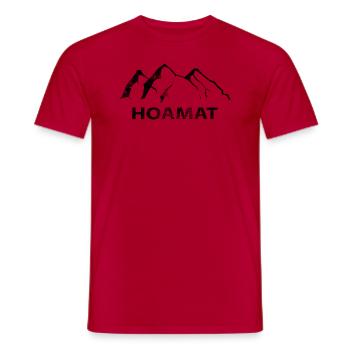 Hoamat - (8) - Männer T-Shirt - Rot - Vorne - AI Model Male 178 dark (178cm)