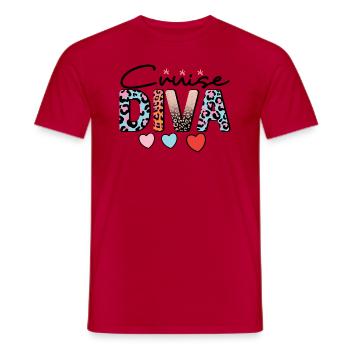 Cruise Diva - Men's T-Shirt - red - Front - AI Model Male 178 dark (178cm)