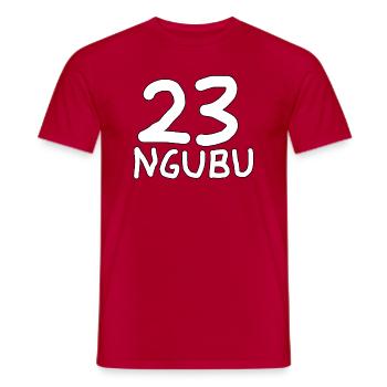 ngubu - T-shirt homme - rouge - Devant - AI Model Male 178 dark (178cm)