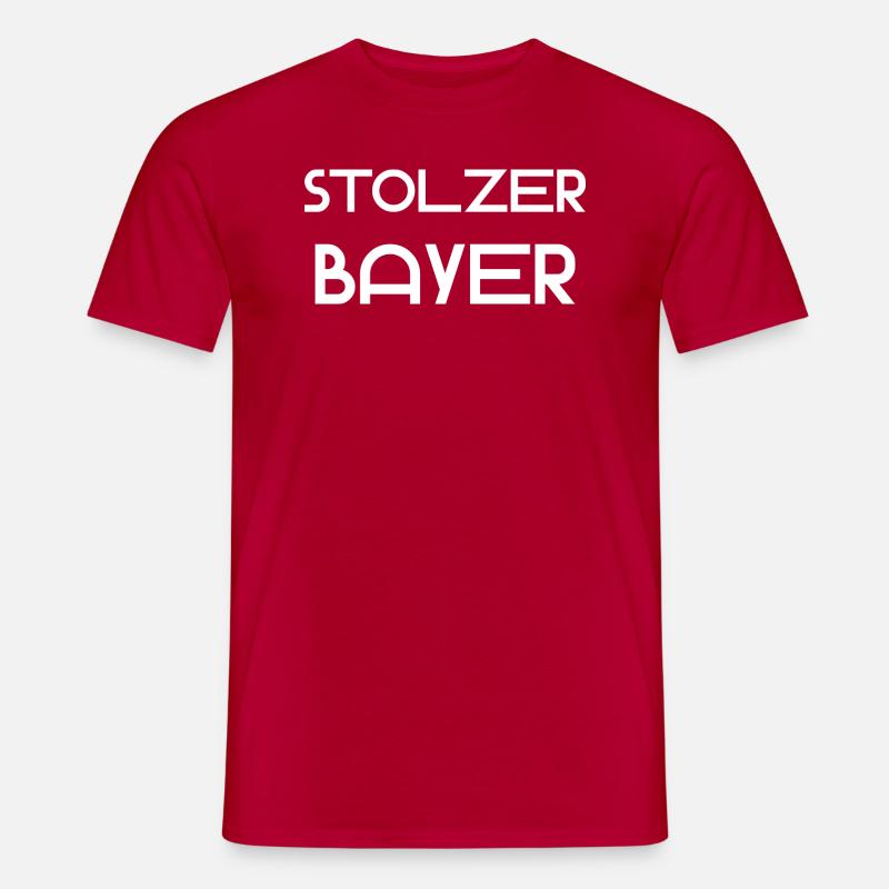 stolzerbayer - Männer T-Shirt - Rot