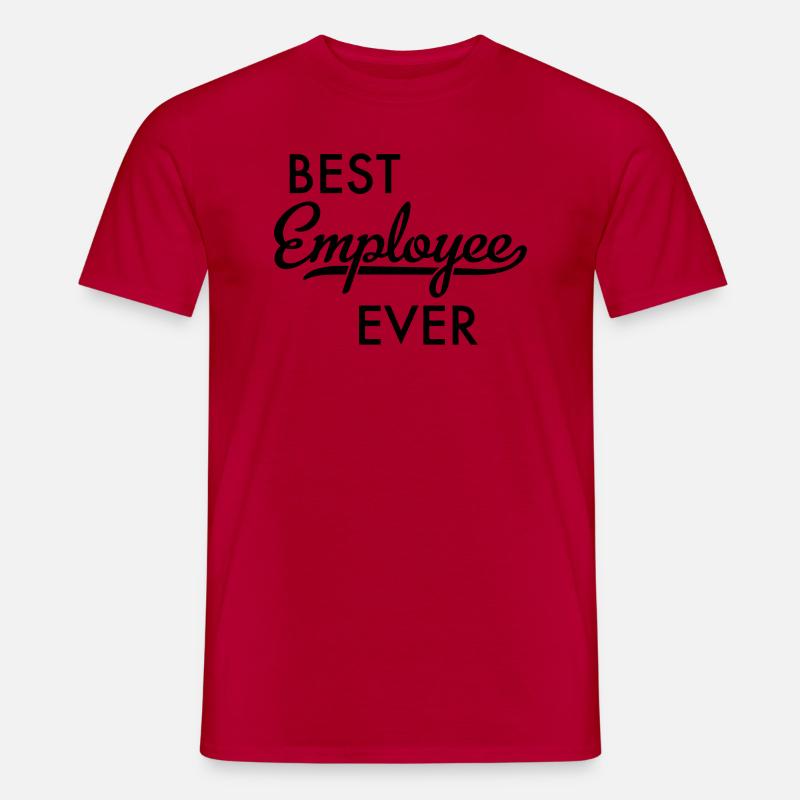 Mitarbeiter - Männer T-Shirt - Rot