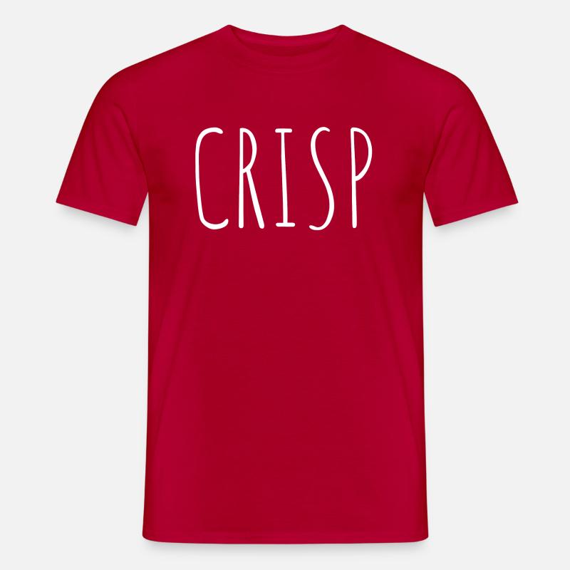 crisp - Männer T-Shirt - Rot