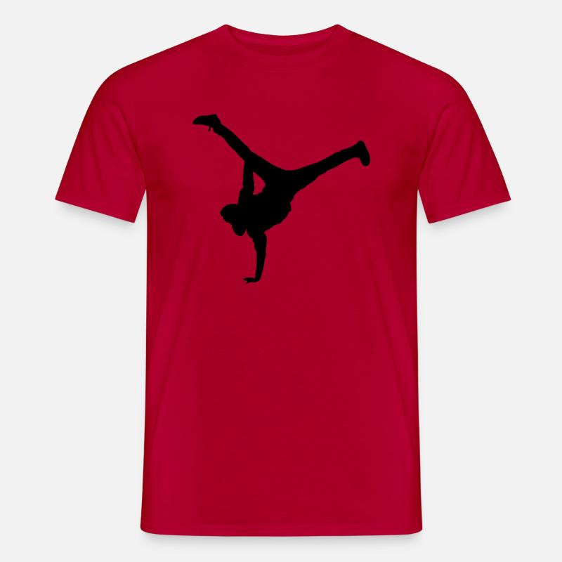 breakdance move - Männer T-Shirt - Rot