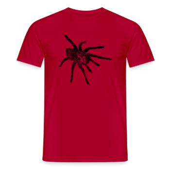Spider - Spider - Men's T-Shirt - red - Front - AI Model Male 178 dark (178cm)