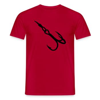 (drillingshaken) - Männer T-Shirt - Rot - Vorne - AI Model Male 178 dark (178cm)