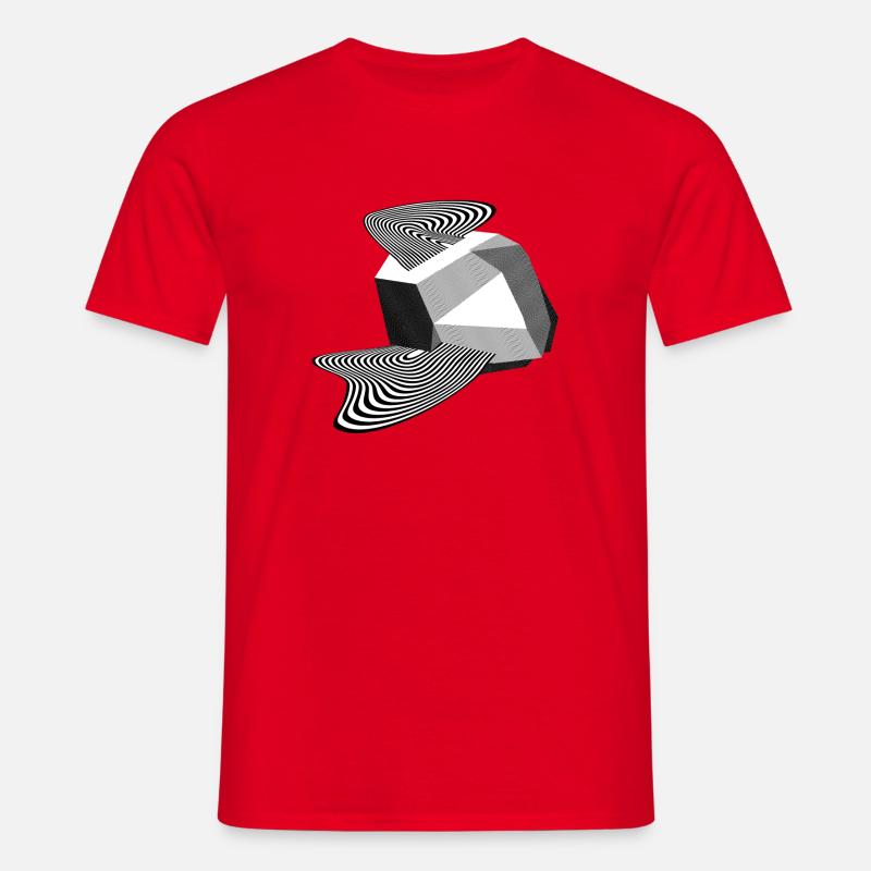 Sharp Curves - Männer T-Shirt - Rot
