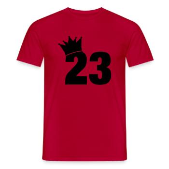 23_krone_f1 - T-shirt homme - rouge - Devant - AI Model Male 178 dark (178cm)