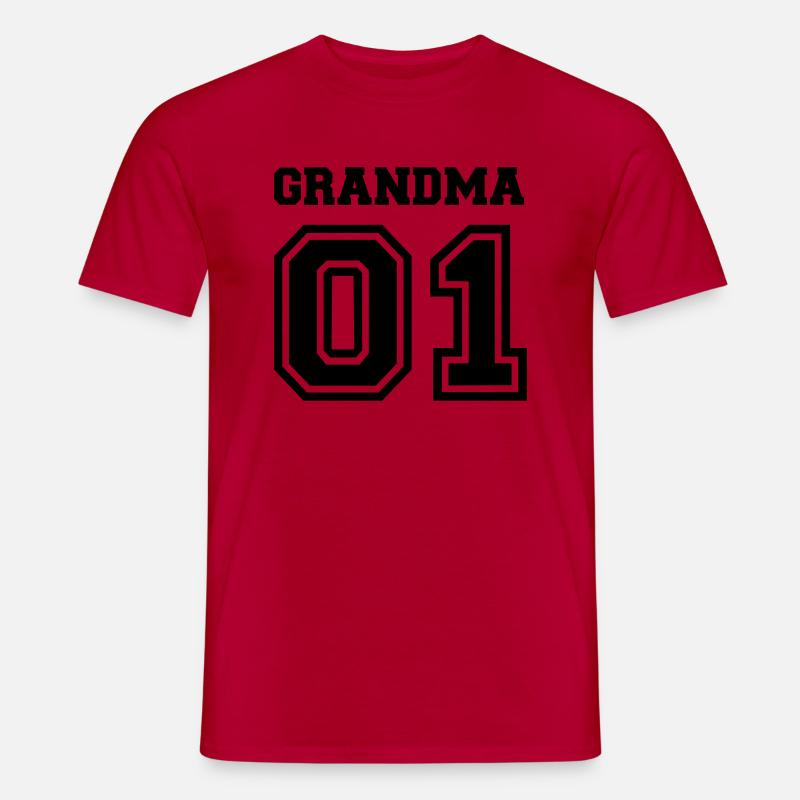 Oma - Männer T-Shirt - Rot