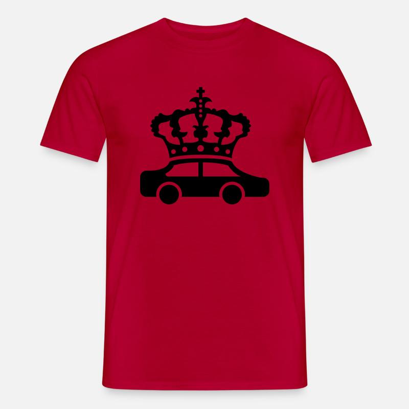 Auto Krone Logo - Männer T-Shirt - Rot