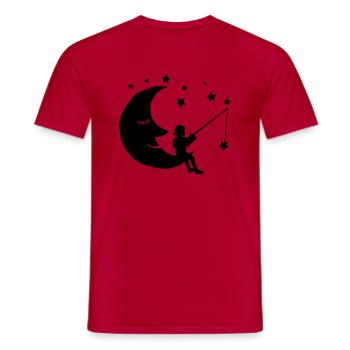 Enfants pêcheurs étoiles - T-shirt homme - rouge - Devant - AI Model Male 178 dark (178cm)