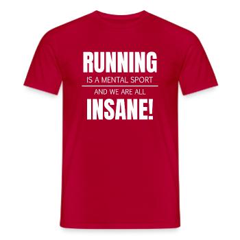 Fußball Football - T-shirt homme - rouge - Devant - AI Model Male 178 dark (178cm)