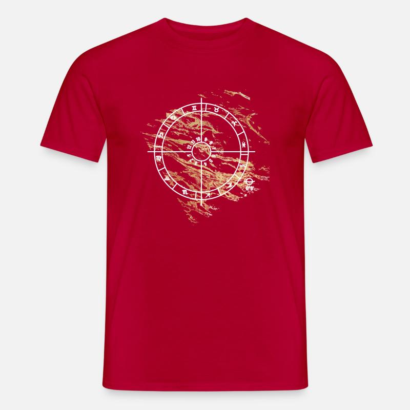 Astrologie Konstellation: Pluto - Wassermann - Männer T-Shirt - Rot
