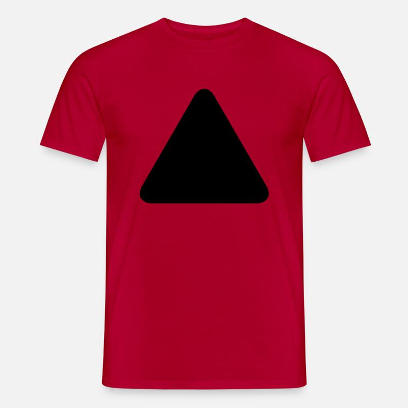 TRIANGLES TRIANGLES CLEAN - T-shirt homme - rouge