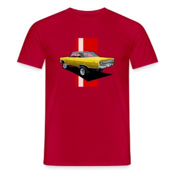 Hot rod - Men's T-Shirt - red - Front - AI Model Male 178 dark (178cm)
