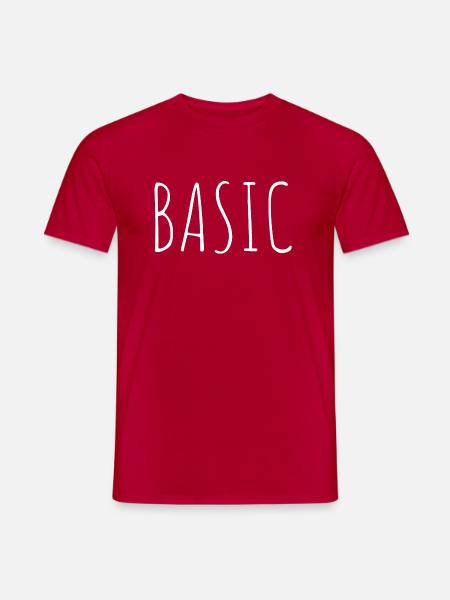 basic - Männer T-Shirt - Rot