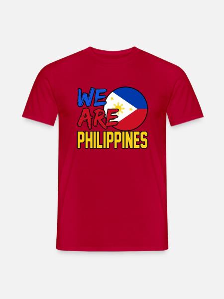 Philippinen - Männer T-Shirt - Rot