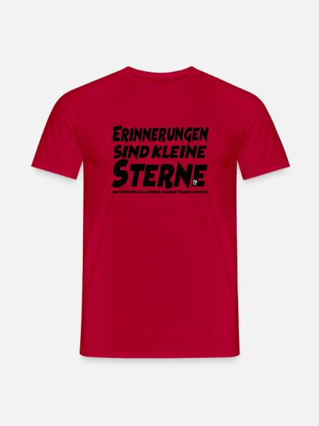 Erinnerungen - Männer T-Shirt - Rot