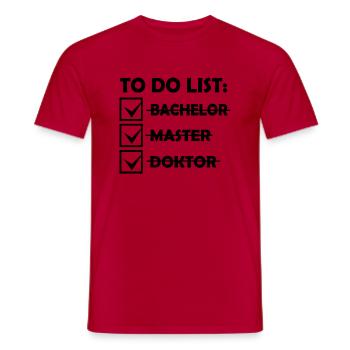 Nurse Nurse Doctor Medicine - Men's T-Shirt - red - Front - AI Model Male 178 dark (178cm)