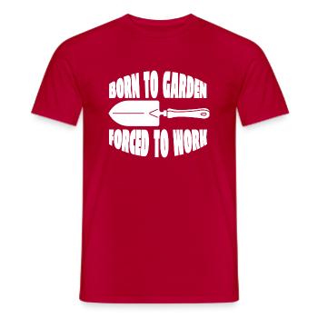 Gärtner Hobbygärtner Garten Geschenk Obstgarten - Männer T-Shirt - Rot - Vorne - AI Model Male 178 dark (178cm)