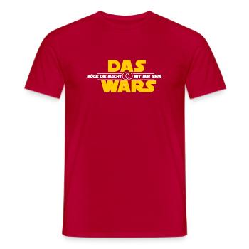 Bachelor - Mænd T-shirt - rød - Foran - AI Model Male 178 dark (178cm)