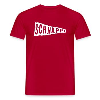 schnappi schni schna krokodil Kind beisser Junge - Männer T-Shirt - Rot - Vorne - AI Model Male 178 dark (178cm)