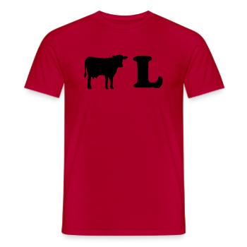 COOL - T-shirt homme - rouge - Devant - AI Model Male 178 dark (178cm)