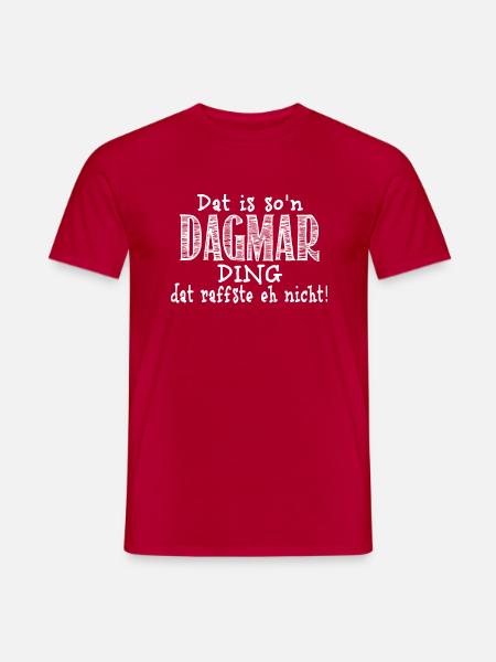 Dagmar - Männer T-Shirt - Rot