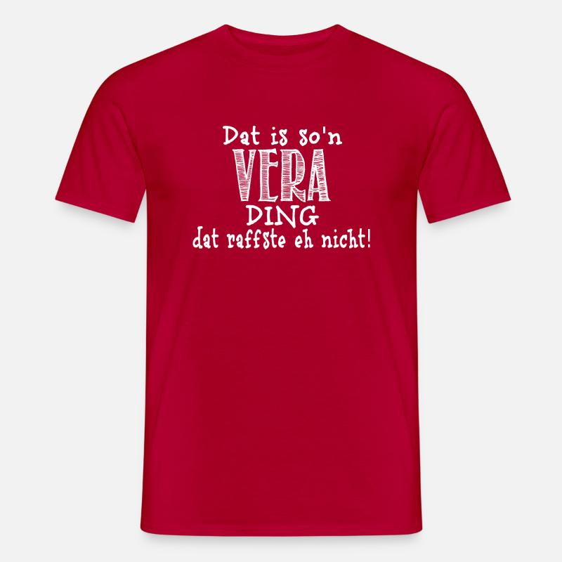 vera - Männer T-Shirt - Rot