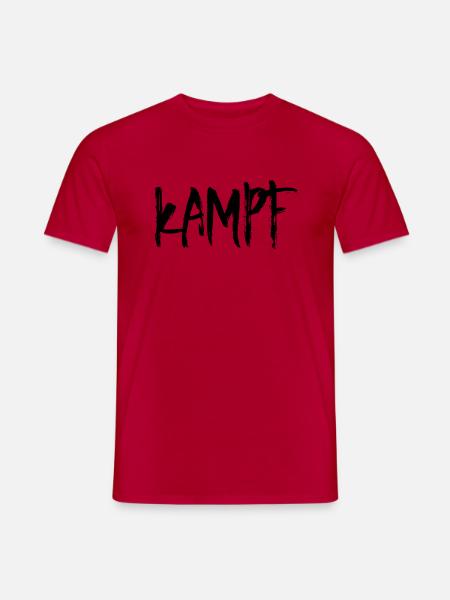 Kampf - Männer T-Shirt - Rot
