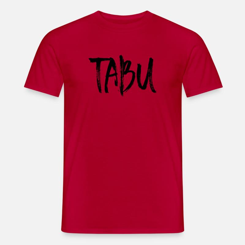 Tabu - Männer T-Shirt - Rot