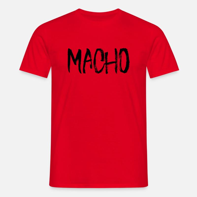 Macho - Männer T-Shirt - Rot