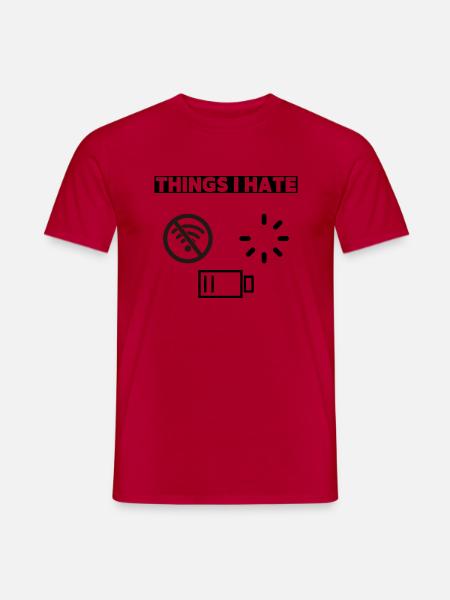 Gamer Geschenkidee - Männer T-Shirt - Rot