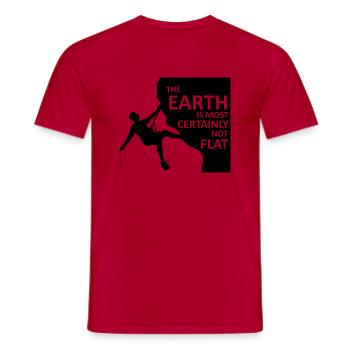 Adventure Travel Hiking Mountain - Männer T-Shirt - Rot - Vorne - AI Model Male 178 dark (178cm)