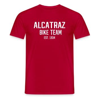 Triathlon Natation Bike Run Marathon - T-shirt homme - rouge - Devant - AI Model Male 178 dark (178cm)