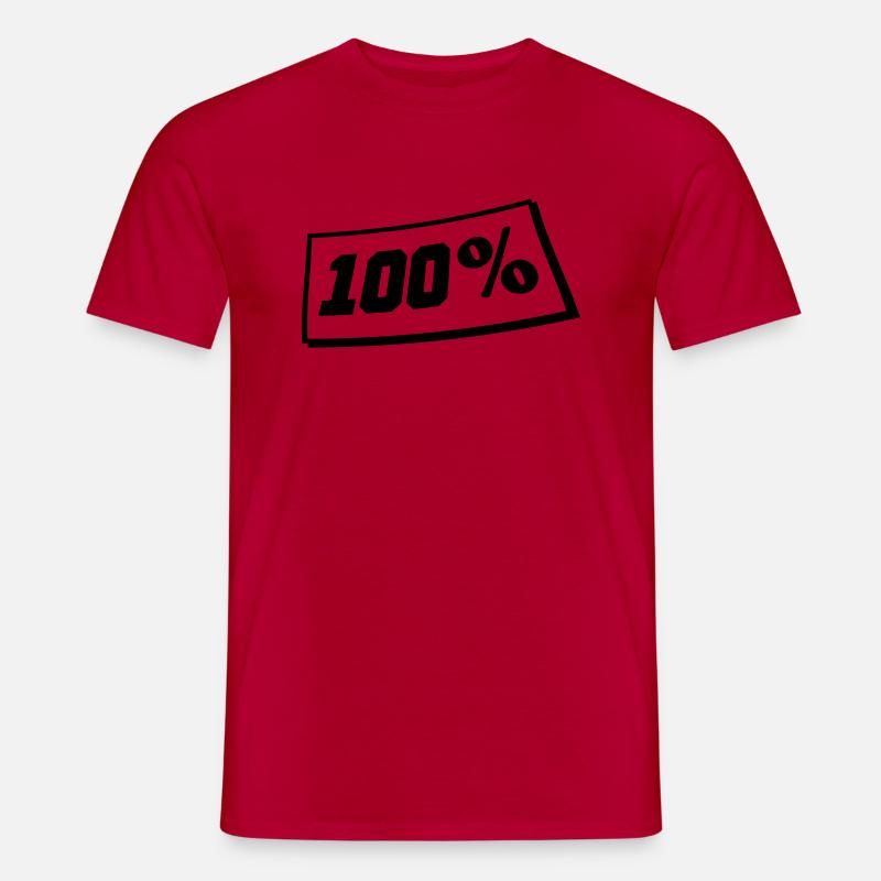 100 - Männer T-Shirt - Rot