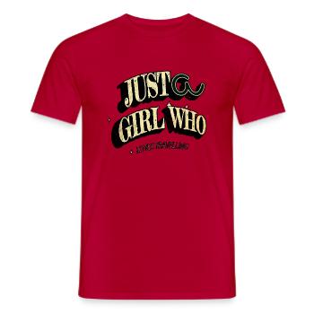 artistic family activity france statement attitude - Männer T-Shirt - Rot - Vorne - AI Model Male 178 dark (178cm)