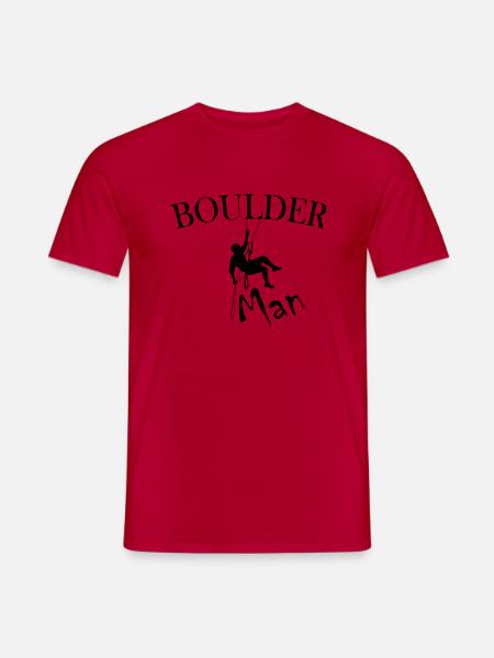 Bouldering Climbing Climbing - Men's T-Shirt - red