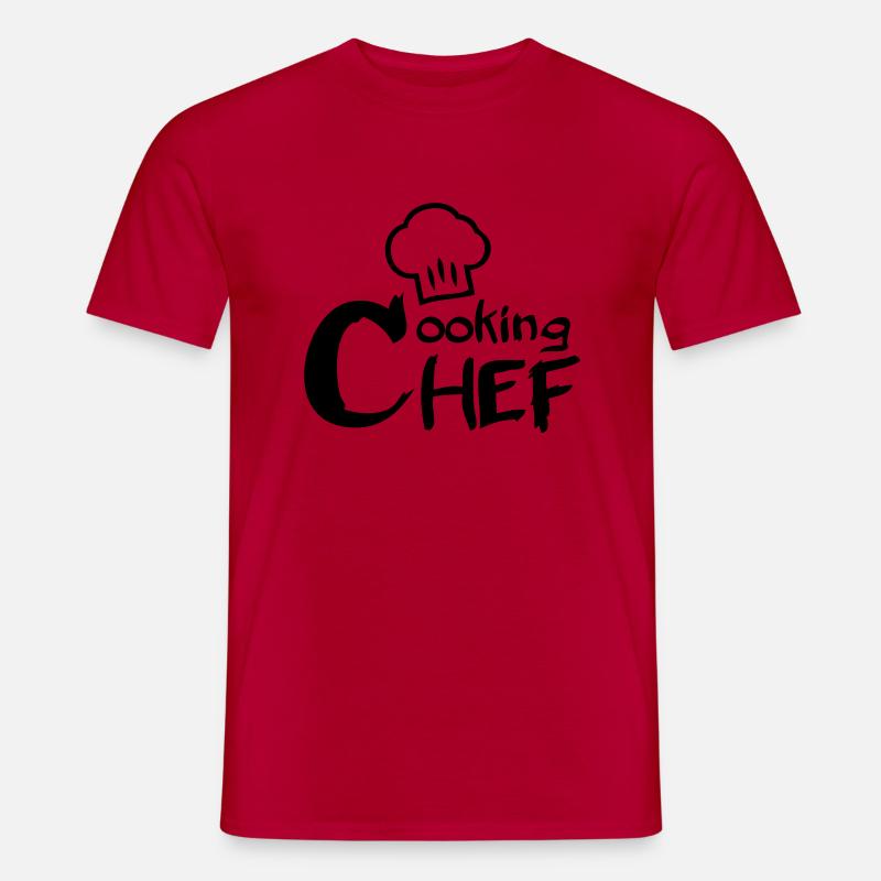 Cooking Chef - Männer T-Shirt - Rot