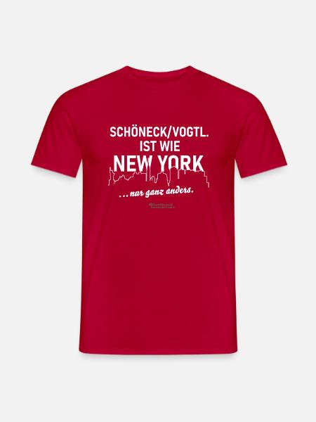 Schöneck im Vogtland - Männer T-Shirt - Rot