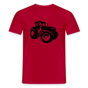 traktor - T-shirt homme - rouge - Devant - AI Model Male 178 dark (178cm)