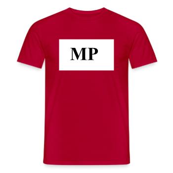 MP Diamond - Männer T-Shirt - Rot - Vorne - AI Model Male 178 dark (178cm)