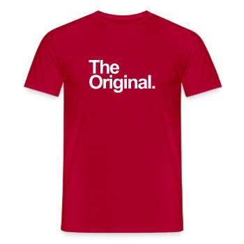 L'original - T-shirt homme - rouge - Devant - AI Model Male 178 dark (178cm)