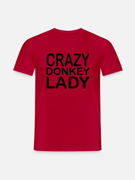 Donkey Esel - Men's T-Shirt - red