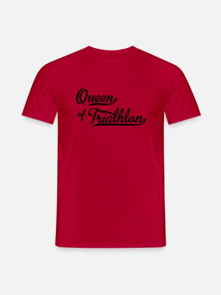 Triathlon Frauen - Männer T-Shirt - Rot