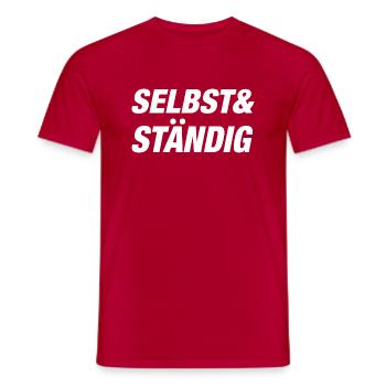 Handwerker Handyman Handwerk Werkzeug Baustelle - Männer T-Shirt - Rot - Vorne - AI Model Male 178 dark (178cm)